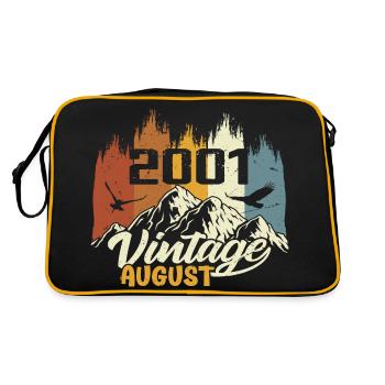 Légendaire depuis août 2001 Cadeau d'anniversaire 2001 - Sac Retro - noir/or - Dos
