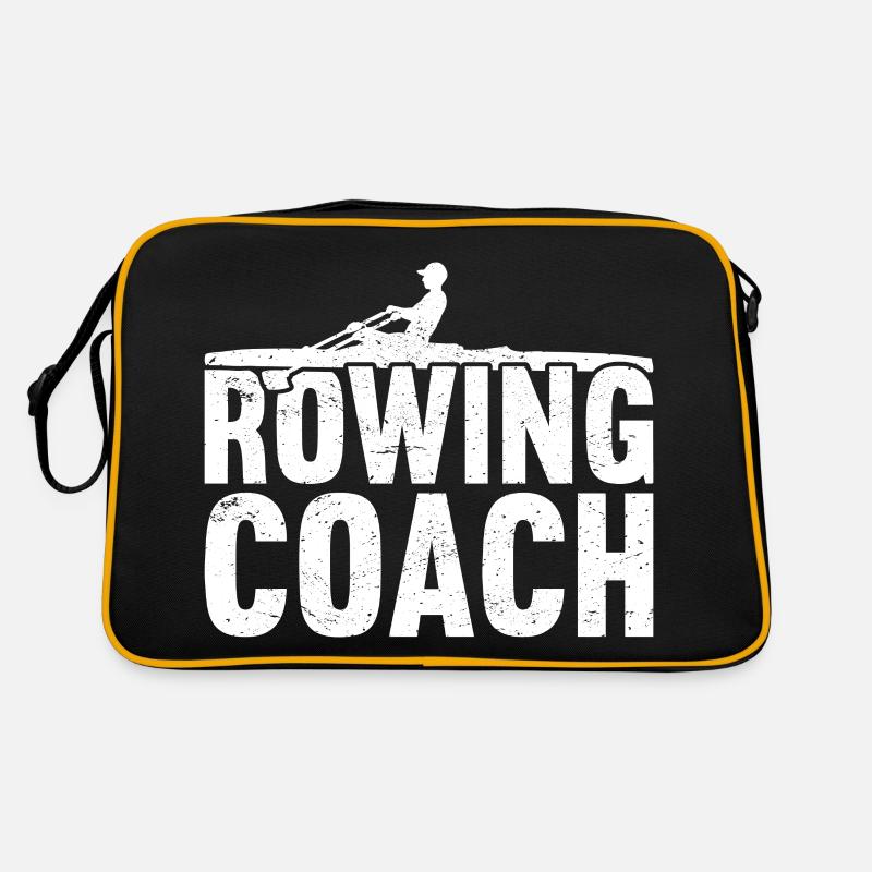 Ruderboot Ruderer Retro Tasche