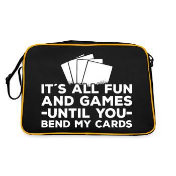 Jeu de cartes à collectionner - Sac Retro - noir/or - Dos