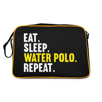Water-polo Waterpolo - Sac Retro - noir/or - Dos