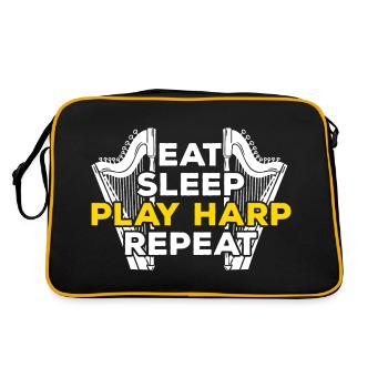 Harp - Retro Bag - black/gold - Back