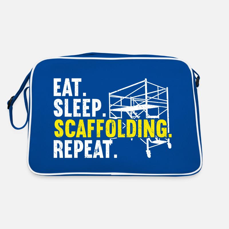 Échafaudage Échafaudage Échafaudage Sac Retro