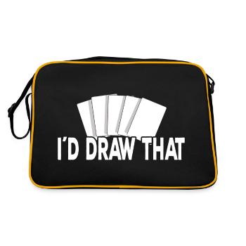 Jeu de cartes à collectionner - Sac Retro - noir/or - Dos