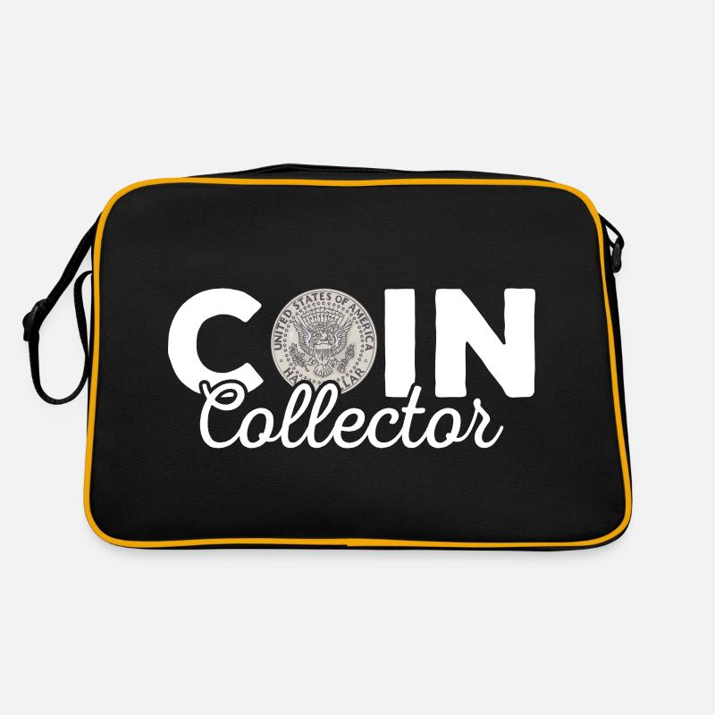 Numismate de collection de pièces de monnaie Sac Retro