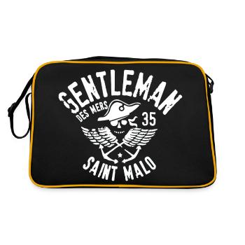 Sea gentleman - Retro Bag - black/gold - Back