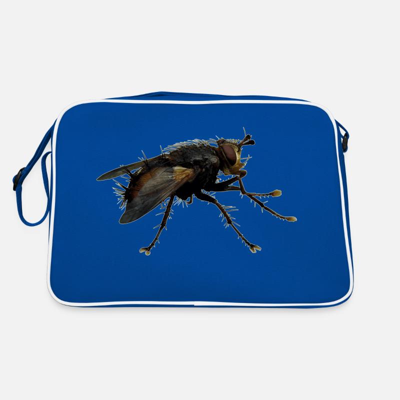 Außerirdisch Alien Wesen, oder nur eine Fliege? Retro Tasche