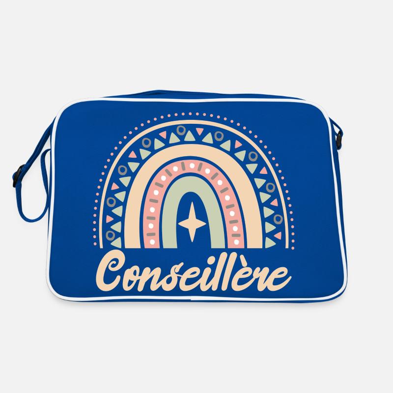 Cadeau Conseillère. Boho Rainbow conseillère. Sac Retro