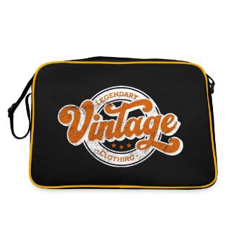 Vêtements en denim vintage légendaires rétro orange - Sac Retro - noir/or - Dos