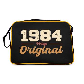 1984 Vintage Anniversaire Rétro Cadeau 1984 - Sac Retro - noir/or - Dos