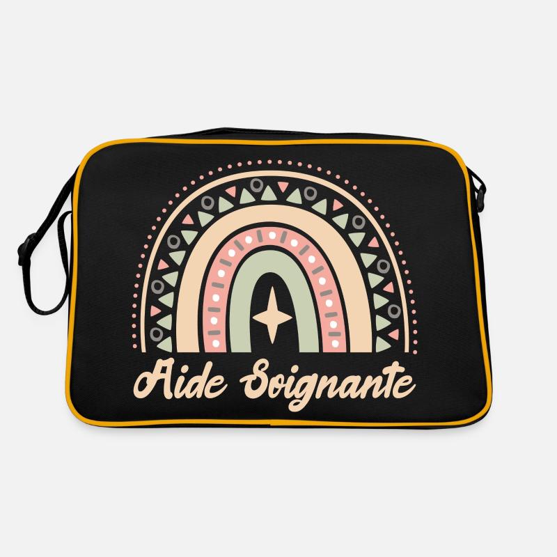 Cadeau Aide Soignante. Boho Rainbow aide soignante Sac Retro