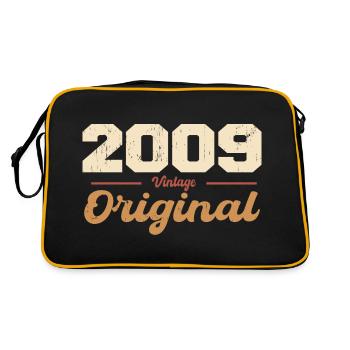 2009 Vintage Anniversaire Rétro Cadeau 2009 - Sac Retro - noir/or - Dos