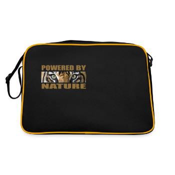 Wild Tiger - Wilderness - Propulsé par la nature - Sac Retro - noir/or - Dos