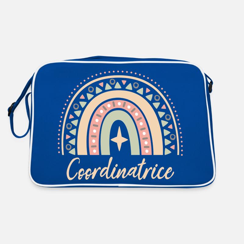 Cadeau Coordinatrice. Boho Rainbow coordinatrice. Sac Retro