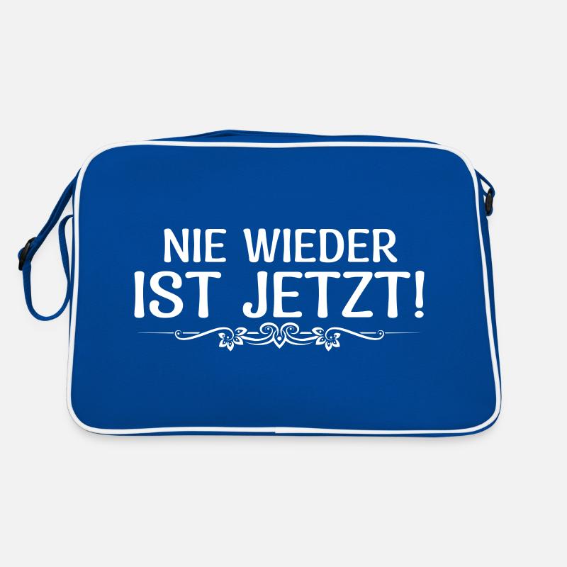 Never again is now Retro Bag