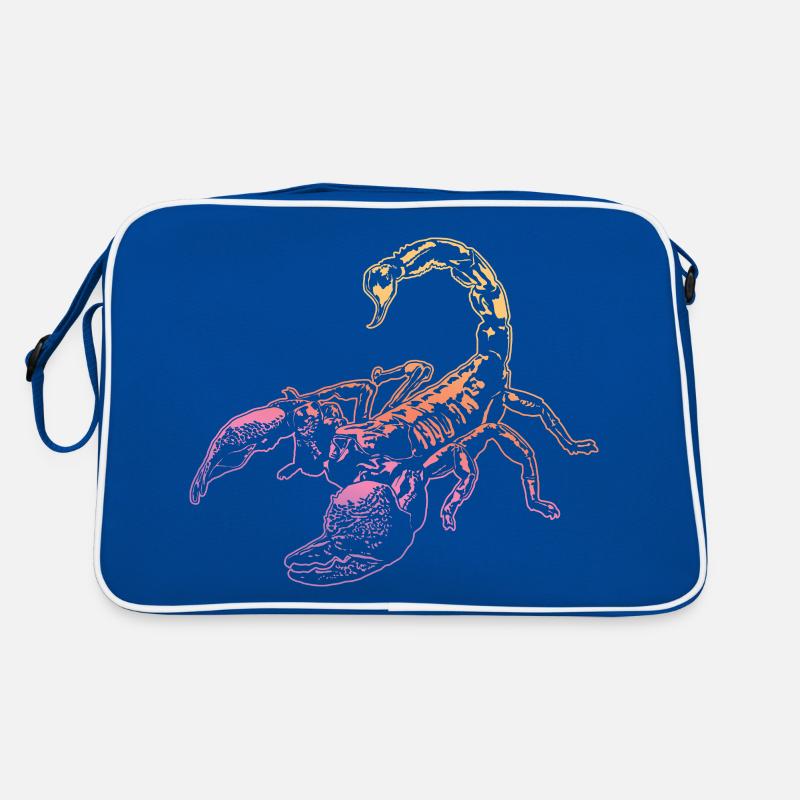 Cool Scorpion Insect Sketch Graphic Scorpion Lover Sac Retro