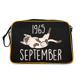 Légende Septembre 1965 Anniversaire Cadeau 1965 - Sac Retro - noir/or - Dos