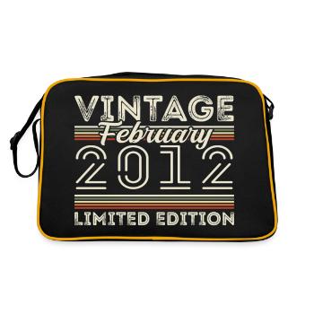 February 2012 Anniversary Gift - February 2012 - Retro Bag - black/gold - Back