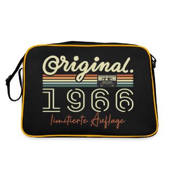 Original 1966 Vintage 1966 Anniversaire Rétro 1966 - Sac Retro - noir/or - Dos