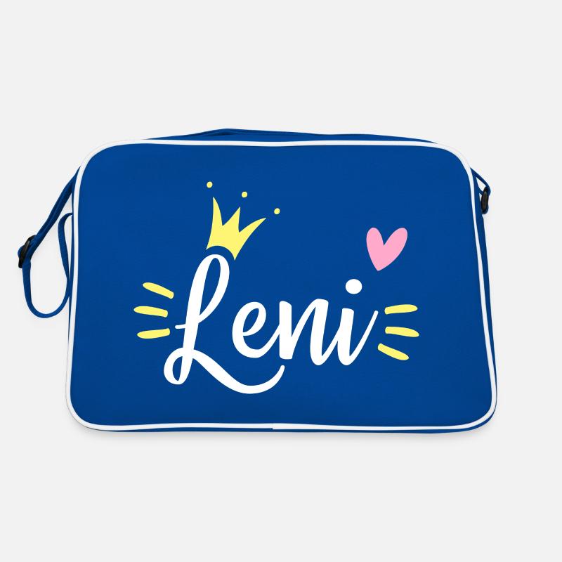 Leni Name Krone Retro Tasche