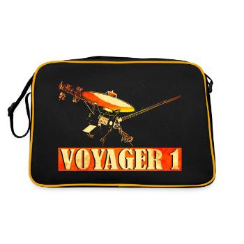 Voyager Interstellar Space Probe - Retro Bag - black/gold - Back
