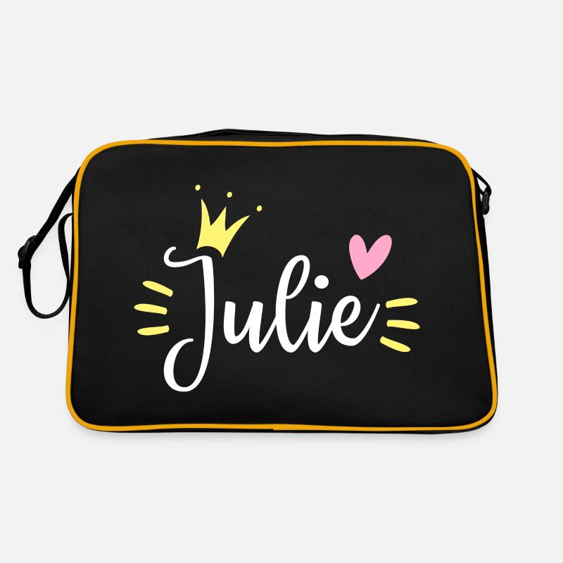 Julie Name Krone Retro Tasche