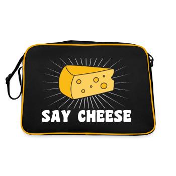 Dites fromage - Sac Retro - noir/or - Dos