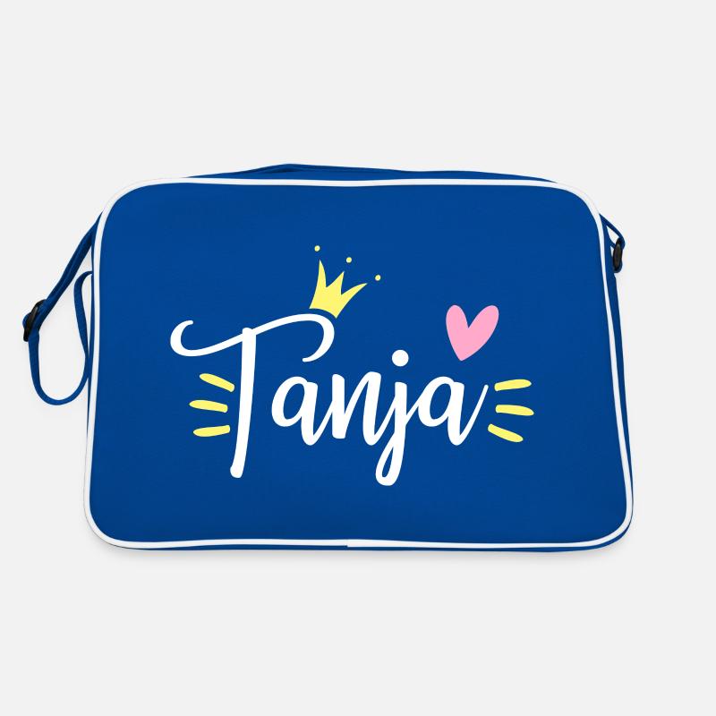 Tanja Name Krone Retro Tasche