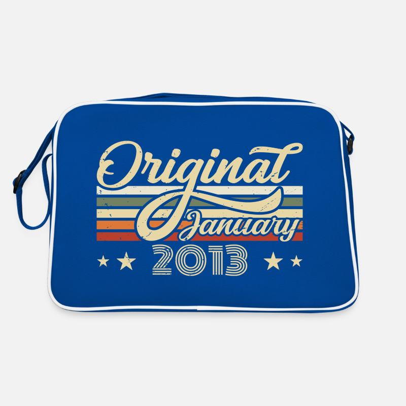 Geburtstag Januar 2013 Januar geboren im Januar Retro Tasche
