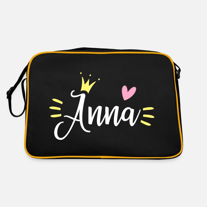 Couronne de nom d’Anna Sac Retro