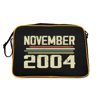 Millésime Novembre 2004 Millésime rétro Novembre 2004 - Sac Retro - noir/or - Dos