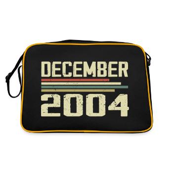Décembre 2004 Vintage Rétro Anniversaire - Sac Retro - noir/or - Dos