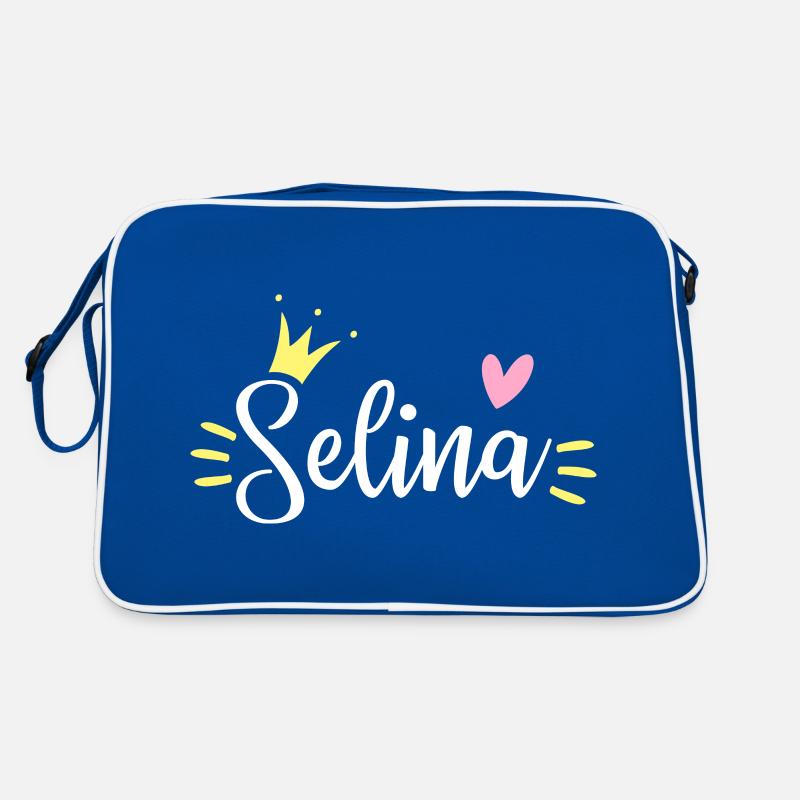 Couronne de nom Selina Sac Retro