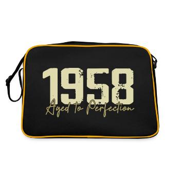 Original 1958 Rétro 1958 Cadeau d’anniversaire 1958 - Sac Retro - noir/or - Dos