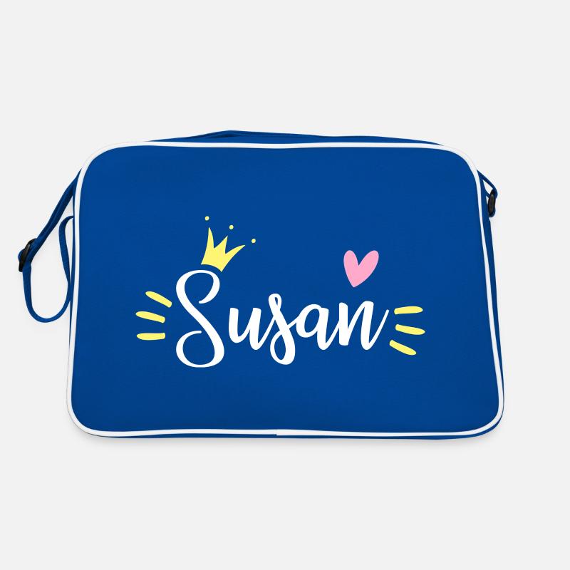 Susan Name Krone Retro Tasche