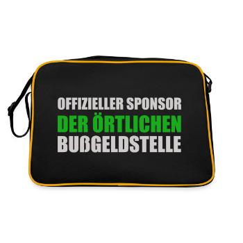 Sponsor officiel de l’Office Local des Amendes - Sac Retro - noir/or - Dos