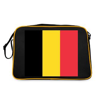 Belgique - Sac Retro - noir/or - Dos
