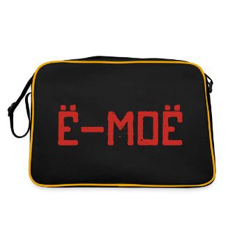 Incredible! Saying in Russian Russak Russia - Retro Bag - black/gold - Back
