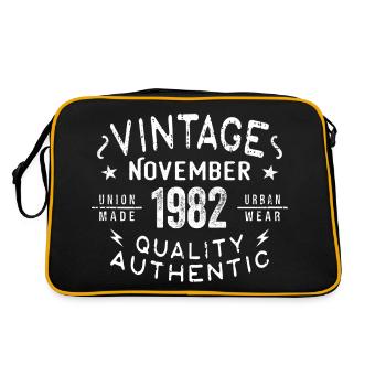 November 1982 Birthday present in November 1982 - Retro Bag - black/gold - Back