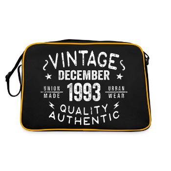 December 1993 - Great since December 1993 - Retro Bag - black/gold - Back