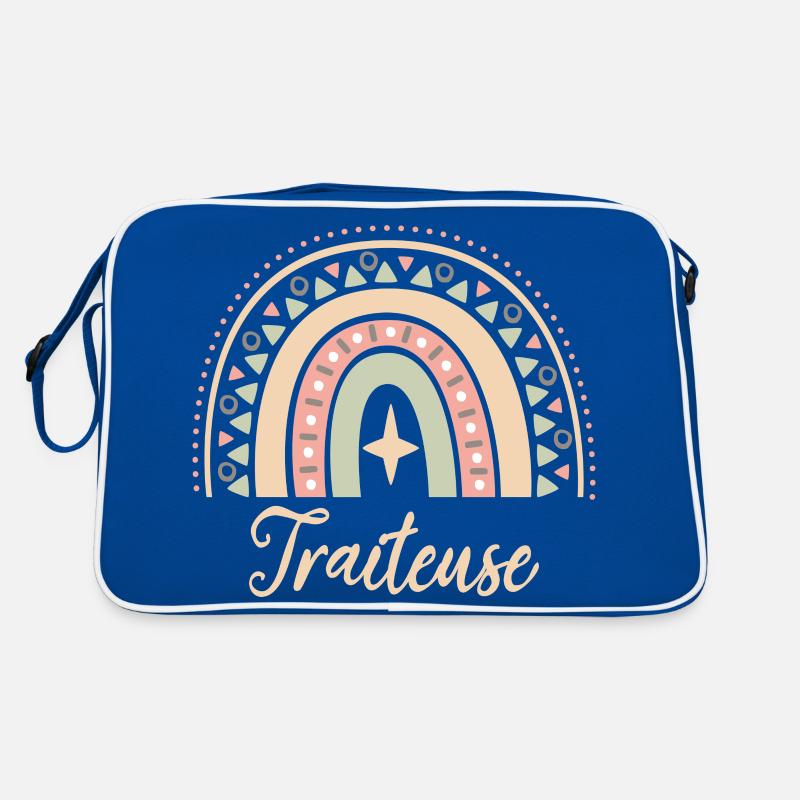 Cadeau Traiteuse. Boho Rainbow traiteuse. Sac Retro