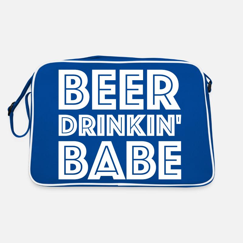 Beer Drinking, Babe | Party, Beer, Grill Retro Bag
