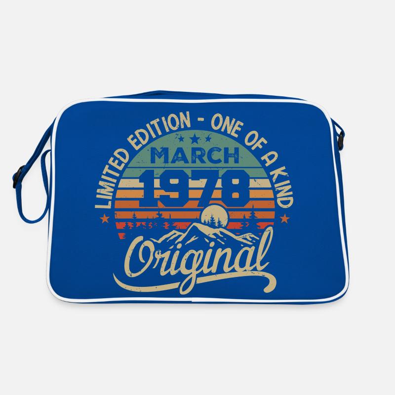 Original Mars 1978 Cadeau Anniversaire Mars 1978 Sac Retro