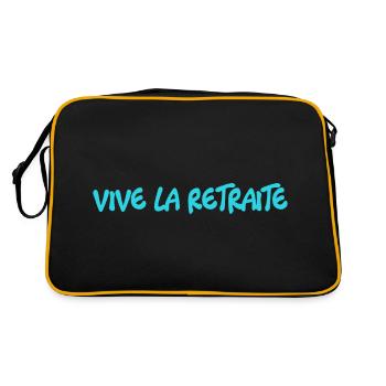 RETIREMENT. HAPPY RETIREMENT. HAPPY RETIREMENT - Retro Bag - black/gold - Back