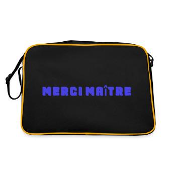 MASTER. THANK YOU. THANK YOU, MASTER. MASTER. MASTER GIFT - Retro Bag - black/gold - Back