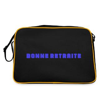 RETIREMENT. HAPPY RETIREMENT. HAPPY RETIREMENT - Retro Bag - black/gold - Back