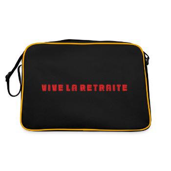 RETIREMENT. HAPPY RETIREMENT. HAPPY RETIREMENT - Retro Bag - black/gold - Back