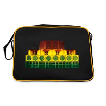 Jamaican Sound System - Retro Bag - black/gold - Back