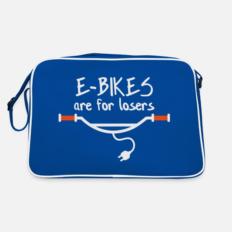 Les vélos électriques sont pour les perdants Sac Retro