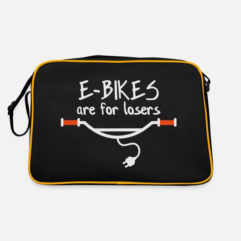Les vélos électriques sont pour les perdants Sac Retro