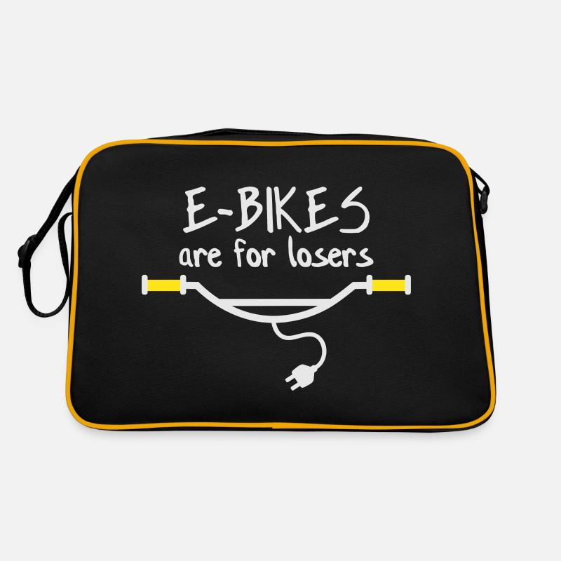 Les vélos électriques sont pour les perdants Sac Retro